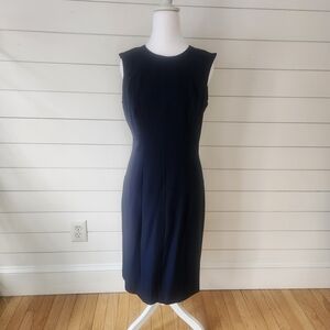 Banana Republic Classic Navy Midi Dress